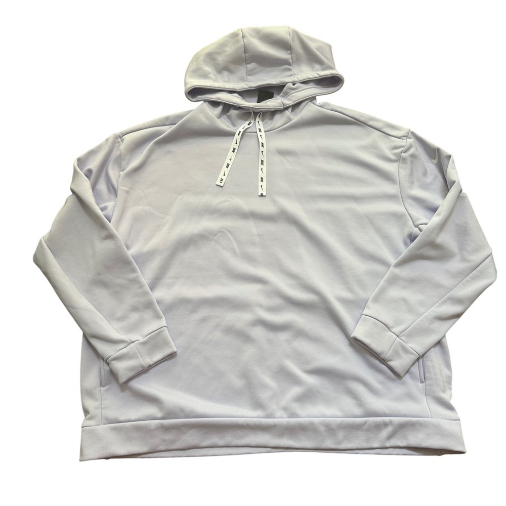Nike Therma-FIT women's Lavender Hooded Sweatshirt Size XL